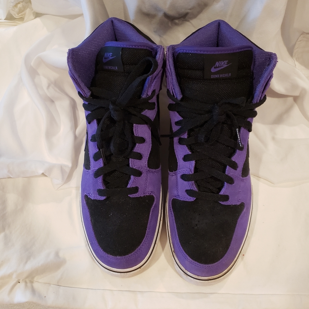 Nike Zoom Air Purple Basketbal Shoes Size 11 Excellent Condition No Wear W/ Box